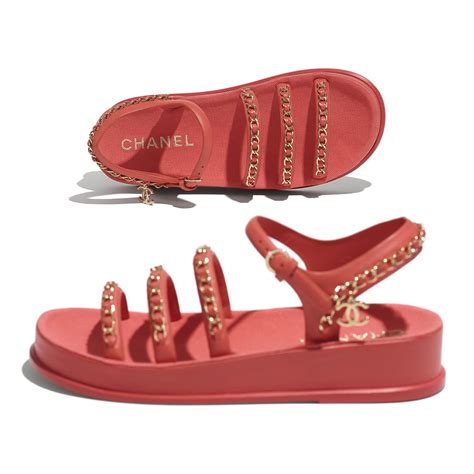 sandali chanel colr nudo pelle|Chanel kid sandals.